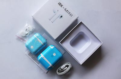 China New private I8X mini TWS sports Bluetooth earphone 47*58mm/37.6g mini portable earphone for mobile phone for sale