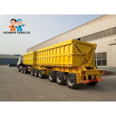 China Ts16949 2 Axles Q345 Superlink Alum Dump Trailers for sale