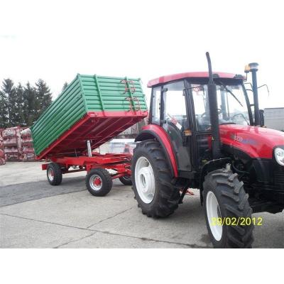 China Back Tipping 5T Genron 5000kgs Agricultural Tipping Trailers for sale