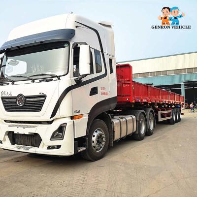 China FUWA Axles 60Tons Sidewall 53 Ft CCC Drop Side Semi Trailer for sale