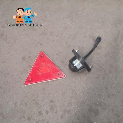 China Factory Truck Triangle Reflector License Pate Led Light Lamp Trailer Parts Truck Spares for sale