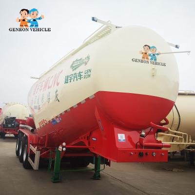 China Factory Customized 3 Axle 50 CBM/40T Dry Bulk Cement /Wheat Flour Tanker Semi Trailer export to Zambia, South Africa for sale