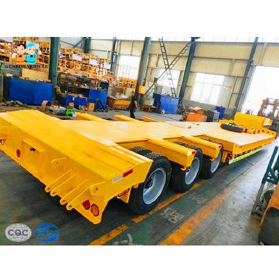 中国 鉱山機械60000kg Fuwaの頑丈で低いベッドのトレーラー 販売のため