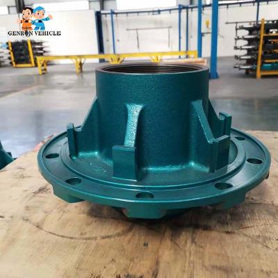 China 13t China Factory Trailer Axles Spare Parts Hub and Brake Drum for Sale Export to Philippine Malaysia Dubai for sale