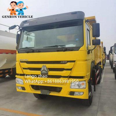 China Hydraulic Steering Euro 3 Engine HC16 6X4 Tipper Dump Truck for sale