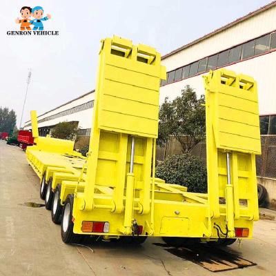 中国 交通機関Roadroller 25トンJOSTの頑丈で低いベッドのトレーラー 販売のため