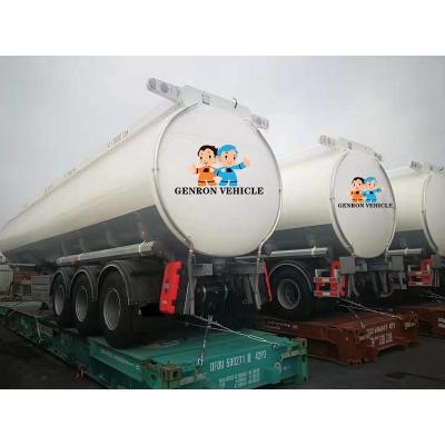 China Fuel Delivery 3 Axles Methanol 60CBM Liquid Tanker Trailer for sale