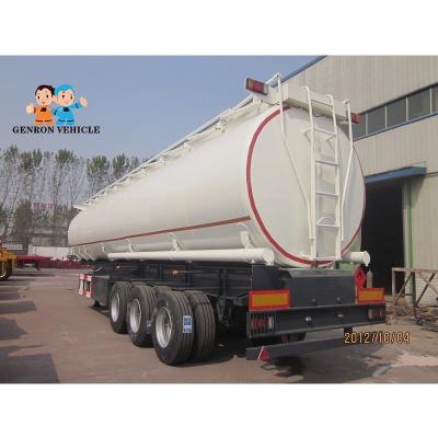 China Transporte de carga rígido 40 pés de reboque líquido fosfórico do petroleiro à venda