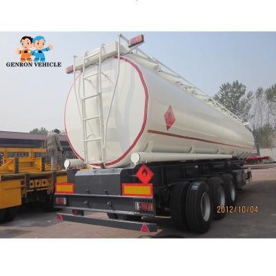 China Liquid Fertilizer 50000L 50m3 Stainless Steel Tanker Trailers for sale