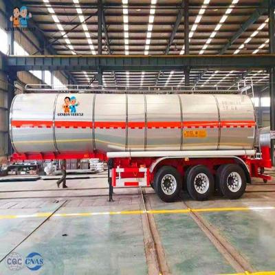 China Industrial Bulk Carrier 40M3 Ammonia Tri Axle Tanker Trailer for sale