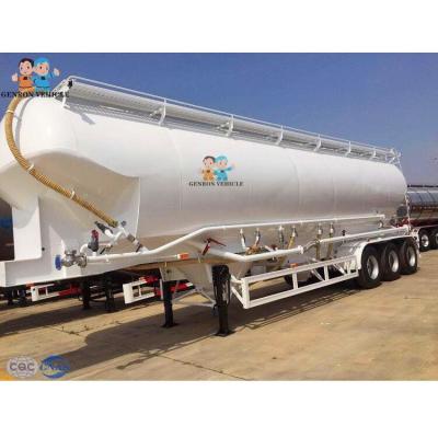 China 2 or 3 Axles, 12T/13T/16T, BPW/FUWA/GV brand Steel Dry Bulk Tanker Trailer For Sale for sale
