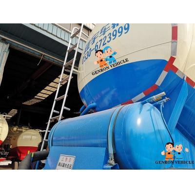 中国 空気懸濁液60のトン50CBMのセメントの乾燥したバルク タンカーのトレーラー 販売のため
