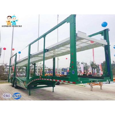 China Hydraulic Transporter ISO9001 50000KG Double Decker Car Hauler for sale