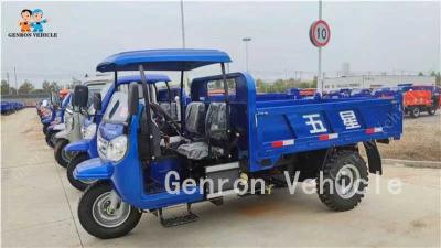 China 2000kg Loading Capacity Steel 350W Diesel Tricycle for sale