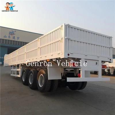 China 40ft Containers 80T Drop Side Semi Trailer With Twist Locks for sale