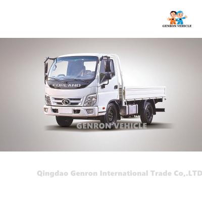 China GENRON Right Driving Diesel Transport 5T light cargo truck With Single Carbin for sale