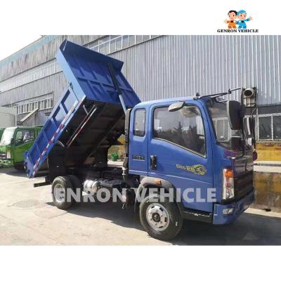 China Howo 5T Light Duty Commercial Truck 6 Tyres Tipper Truck For Sale In Cameroon for sale