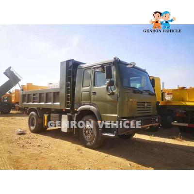 China Sino Truck 4*2 Tipper Truck 10T Howo Dumper Truck For Transport Sands for sale