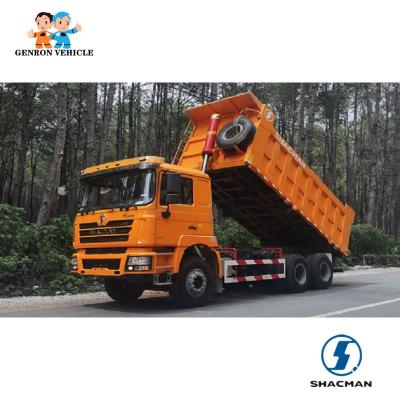 China SHACMAN F3000 Flat Cabin 20CBM Mine Tipper Trucks For Construction Materials for sale