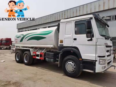 China 12 Tons 15 Cubic New Watering Tank Cart With 10 Wheel 6 X 4 Howo used trailer chassis for sale