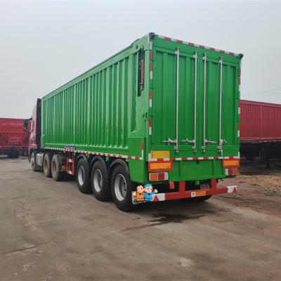 China 12000mm 30 Ton Semi Tanker Trailer Truck Waste Garbage Rubbish Transfer Crawler Dump for sale