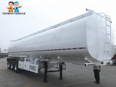 China Tanzania 6mm 40000L 2 Compartments 3 Axles Petroleum Oil Tanker For National Petroleum Station for sale