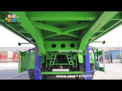 Genron Vehicle-3 Axles Rear Tipper Semi Trailers Transport to Sands,Cobbleston,Muck,Coal
