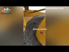Genron Vehicle-Crawler Type Tipper Semi Trailers Transport to Grain,Stones,Sand,Bags of Cement,ect