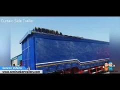 Genron Vehicle-Curtain Side Trailers Details Show