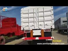 Genron Vehicle-Fence Stake semi trailer Export to Vietnam、Myanmar、Afica