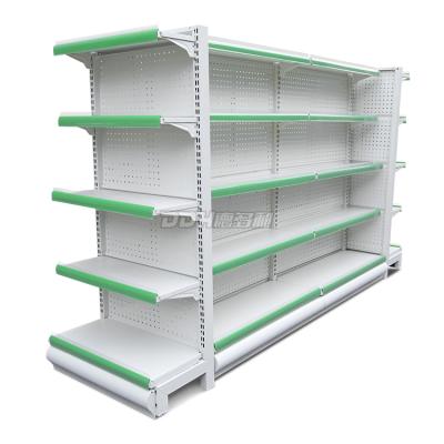 China Classic Double Sided Other Store Supermarket Equipment Non Screw Supermarket Shelves Grocery Shelves Factory à venda
