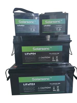 Chine 12V Lifepo4 Batterie courant de décharge maximal 100A Long cycle de vie Performance fiable à vendre