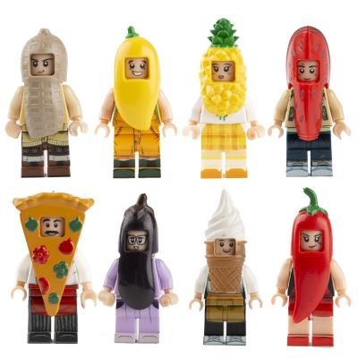 China MOC city accessories compatible with legoinglys bunny suit guy mini figures building blocks for sale