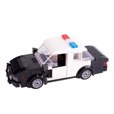 China MOC City Police Department Street View Mini Figures Car Thief Puzzle Assembled Police Car Building Blocks Legoinglys for sale