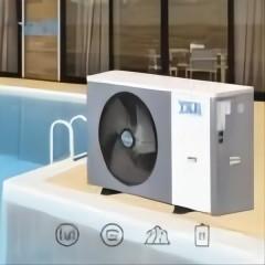 China Inversor de acero inoxidable bomba de calor de piscina fuente de aire elementos de calentador de agua en venta