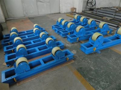China 2T with Rubber / Steel / Polyurethane Rollers Capacity Bolt Adjustment Pipe Welding Rollers for sale