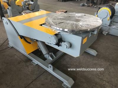 China 1T Pipe Hydraulic Welding Positioner Heavy Load With 1000mm Table Diameter for sale
