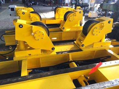 China Yellow Conventional Hydraulic Fit Up Welding Rotator For Pipe Butt Welding for sale