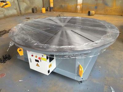 China 0.01 - 0.1rpm Pipe Welding Positioners , 5000 lbs Capacity Rotary Welding Turn Table for sale
