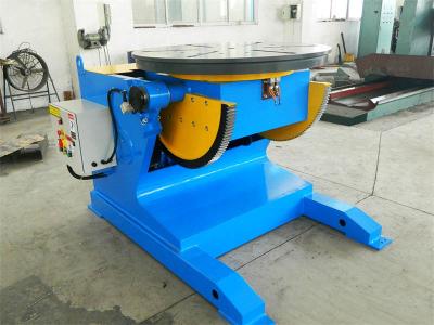 China 2 T Pipe Welding Positioners , 90° Tilting Angle CE Welding Rotary Positioner for sale