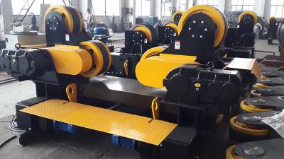 China Motorized Moving Pipe Welding Rollers , 120000lbs Heavy Duty Pipe Rollers for sale