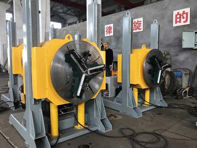 China Hydraulic Lifting Pipe Turning Welding Rotary Positioner / Automatic Welding Positioner With Welding Chuck for sale