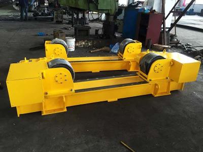 China ABB Motor 20T Conventional Pipe Roller Stands, 20T  Pipe Welding Rotator Bolt Adjustment for sale