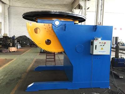 China Powered Double Gears Pipe Welding Positioners for Tilting Rotating Work Table 2.2 KW for sale