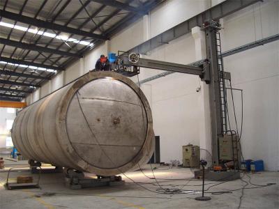 Chine colonne de soudure de 5000 millimètres de diamètre et boom, soudeuse automatique de tuyau de soudure continue de récipients à pression à vendre