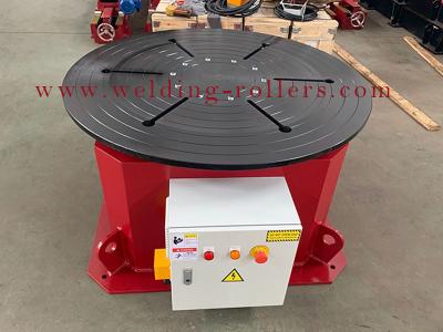 China Rotary Horizontal Welding Positioner / Welding Positioner Turntable Fast Rotation Speed for sale