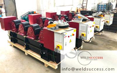 China Wind Tower Use Pipe Welding Rotator / Bolt Adjustment Pipe Welding Rotators for sale