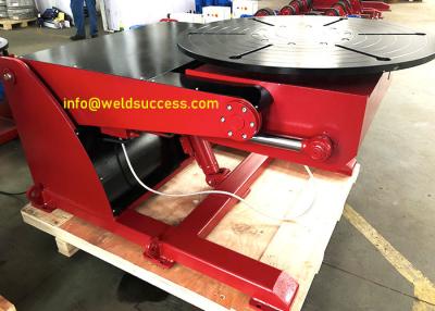 China Hydraulic Titling And Rotary Welding Positioner Turntable 3 Tons for sale