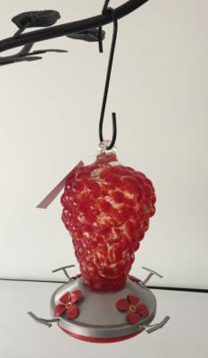 China Alimentadores do colibri de vidro especial vermelho/alimentador de vidro do colibri prova da formiga à venda
