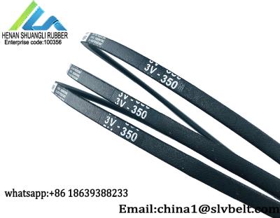 China Type 3v / 9n Top Width 9.5mm Depth 8mm Triangle V Belt for sale